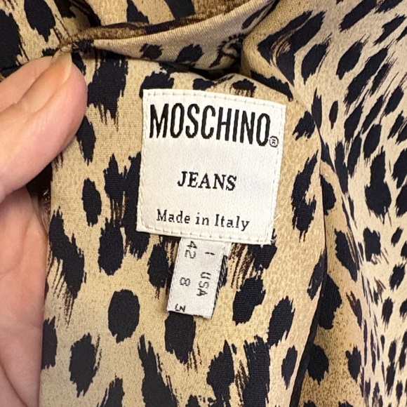EUC Moschino Animal Print Blazer - Picture 2 of 6